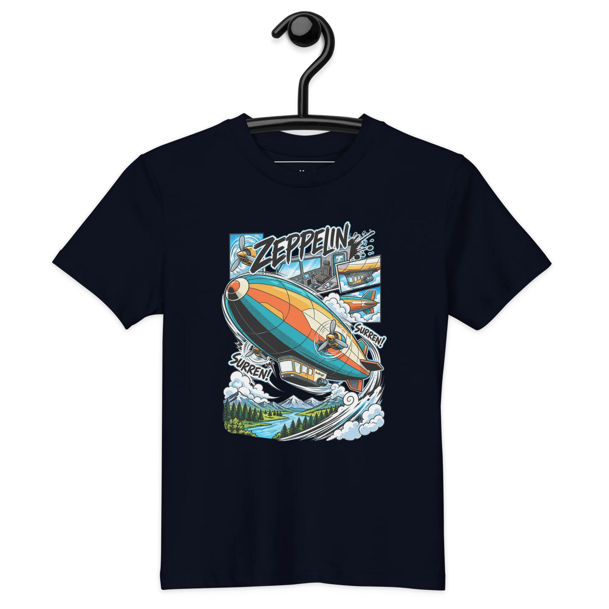 Zeppelin - Kinder T-Shirt aus Bio Baumwolle
