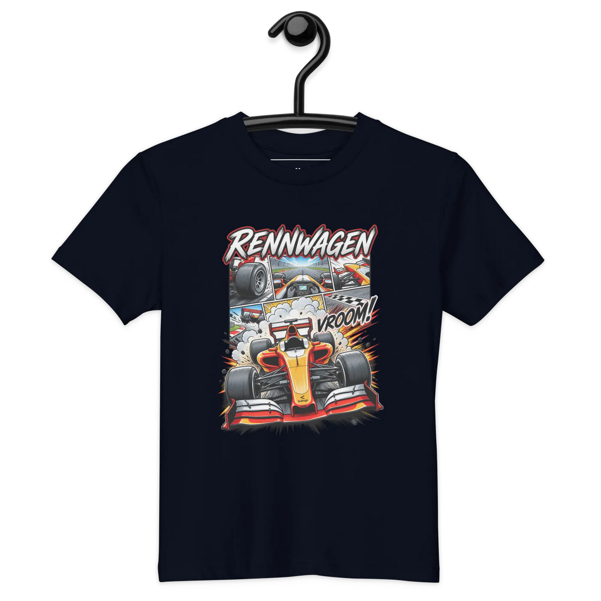 Rennwagen - Kinder T-Shirt aus Bio Baumwolle