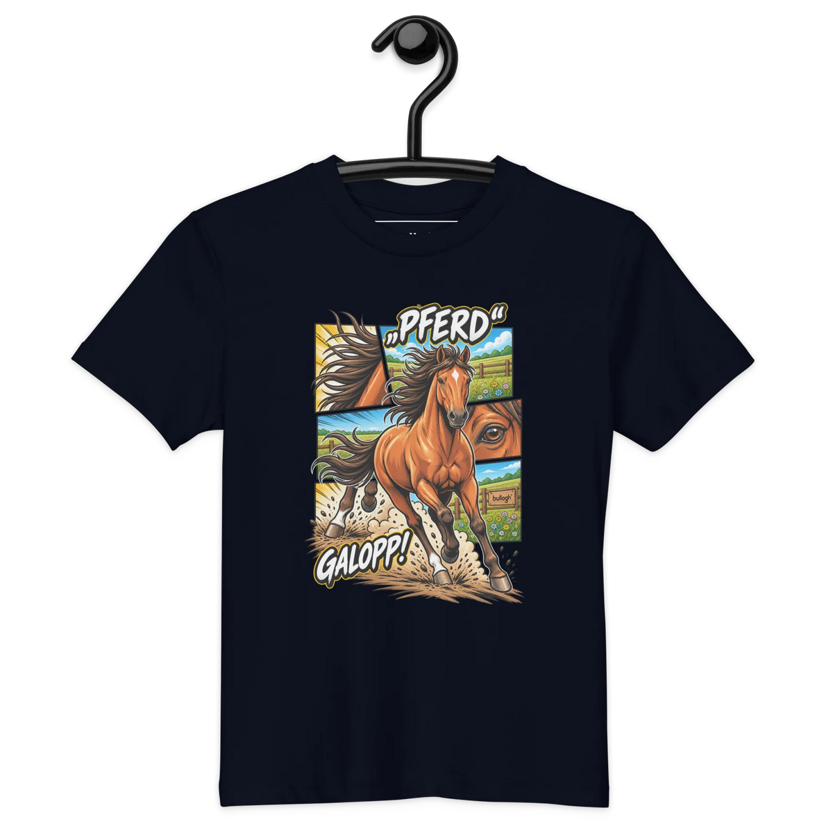 Pferd - Kinder T-Shirt aus Bio Baumwolle