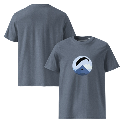 Blue Paraglider - T-Shirt aus Bio Baumwolle