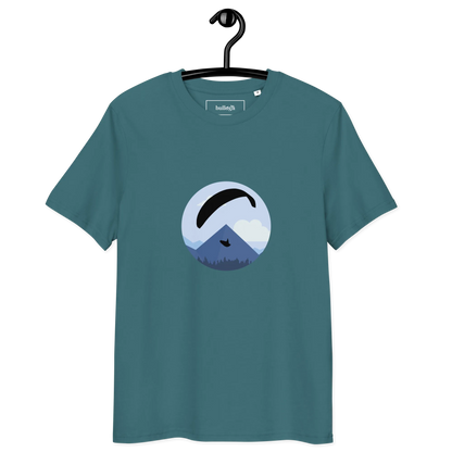 Blue Paraglider - T-Shirt aus Bio Baumwolle