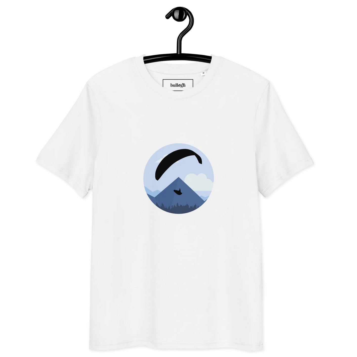 Blue Paraglider - T-Shirt aus Bio Baumwolle