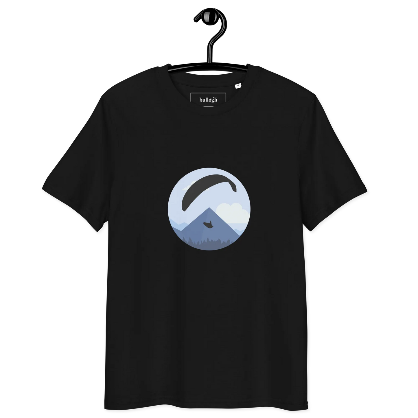 Blue Paraglider - T-Shirt aus Bio Baumwolle
