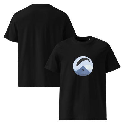 Blue Paraglider - T-Shirt aus Bio Baumwolle