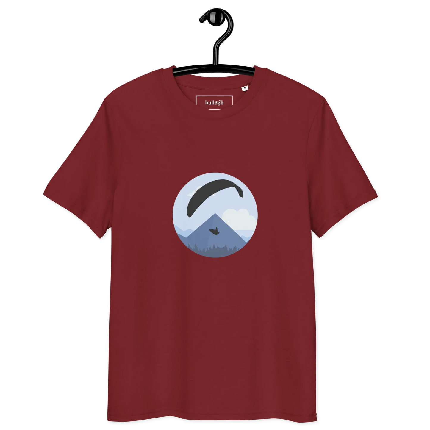 Blue Paraglider - T-Shirt aus Bio Baumwolle