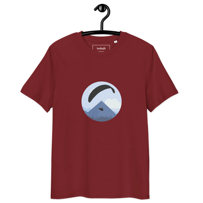 Blue Paraglider - T-Shirt aus Bio Baumwolle