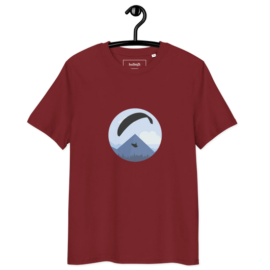 Blue Paraglider - T-Shirt aus Bio Baumwolle