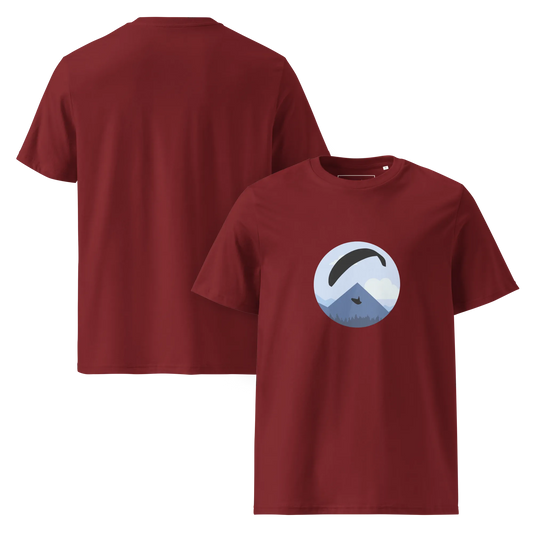 Blue Paraglider - T-Shirt aus Bio Baumwolle