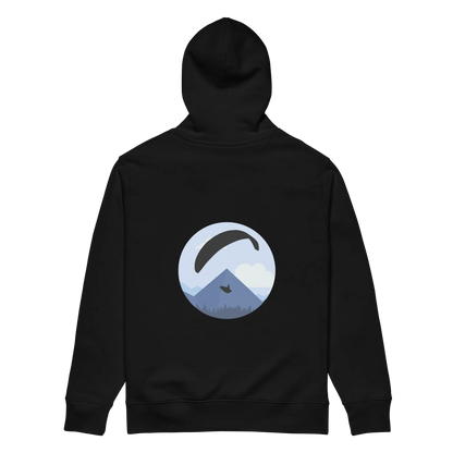 Blue Paraglider - Hoodie aus Bio Baumwolle