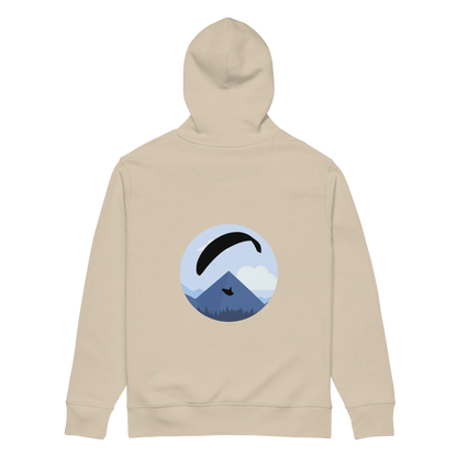 Blue Paraglider - Hoodie aus Bio Baumwolle