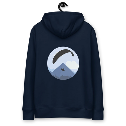 Blue Paraglider - Hoodie aus Bio Baumwolle