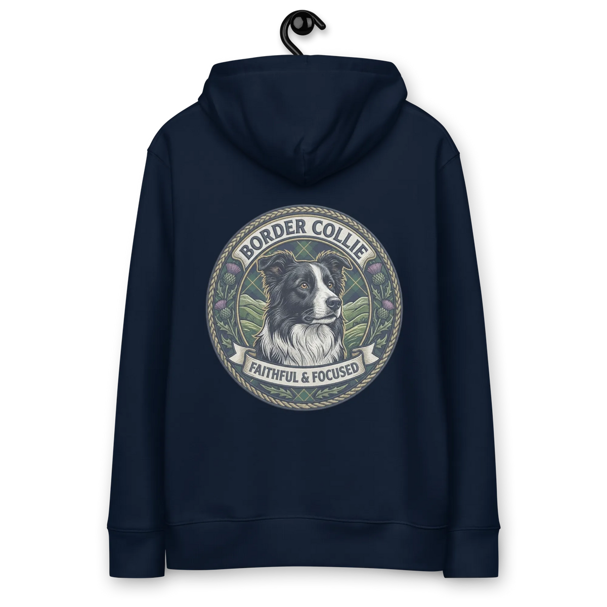 Border Collie - Hoodie aus Bio Bauwolle