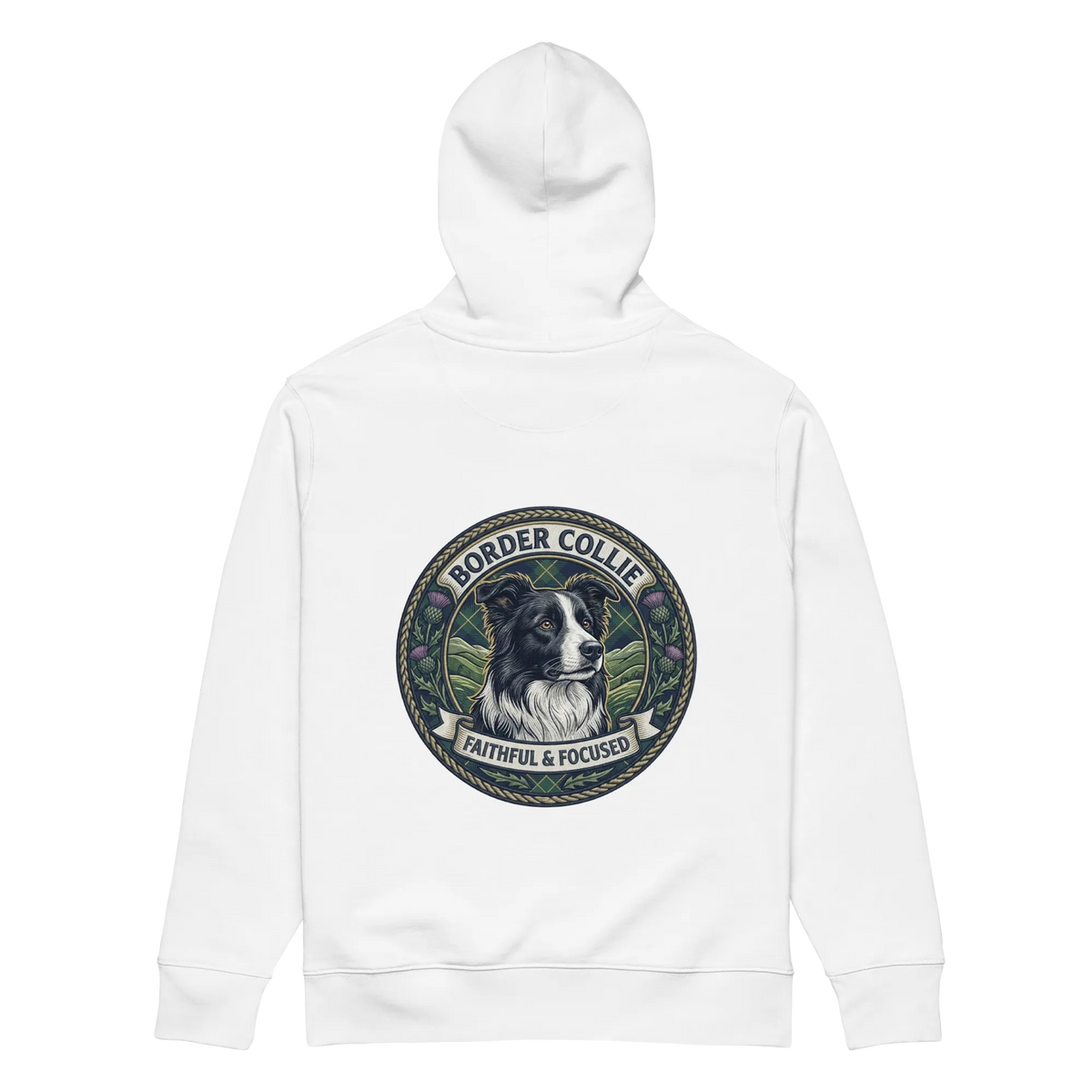 Border Collie - Hoodie aus Bio Bauwolle