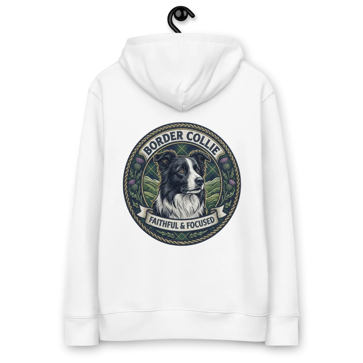 Border Collie - Hoodie aus Bio Bauwolle