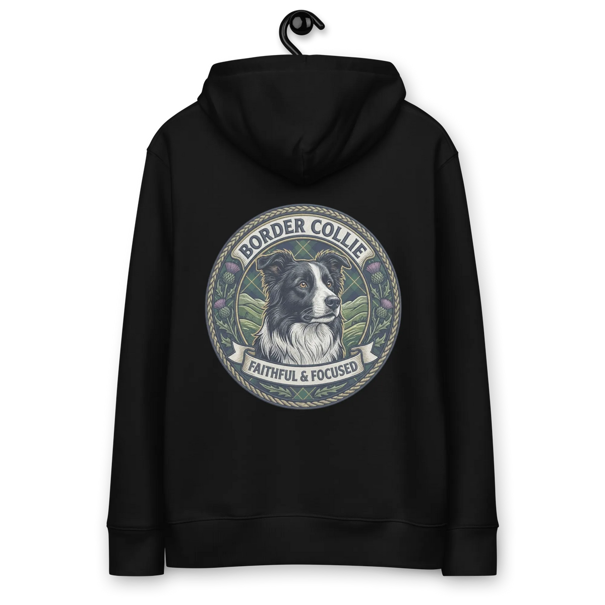 Border Collie - Hoodie aus Bio Bauwolle