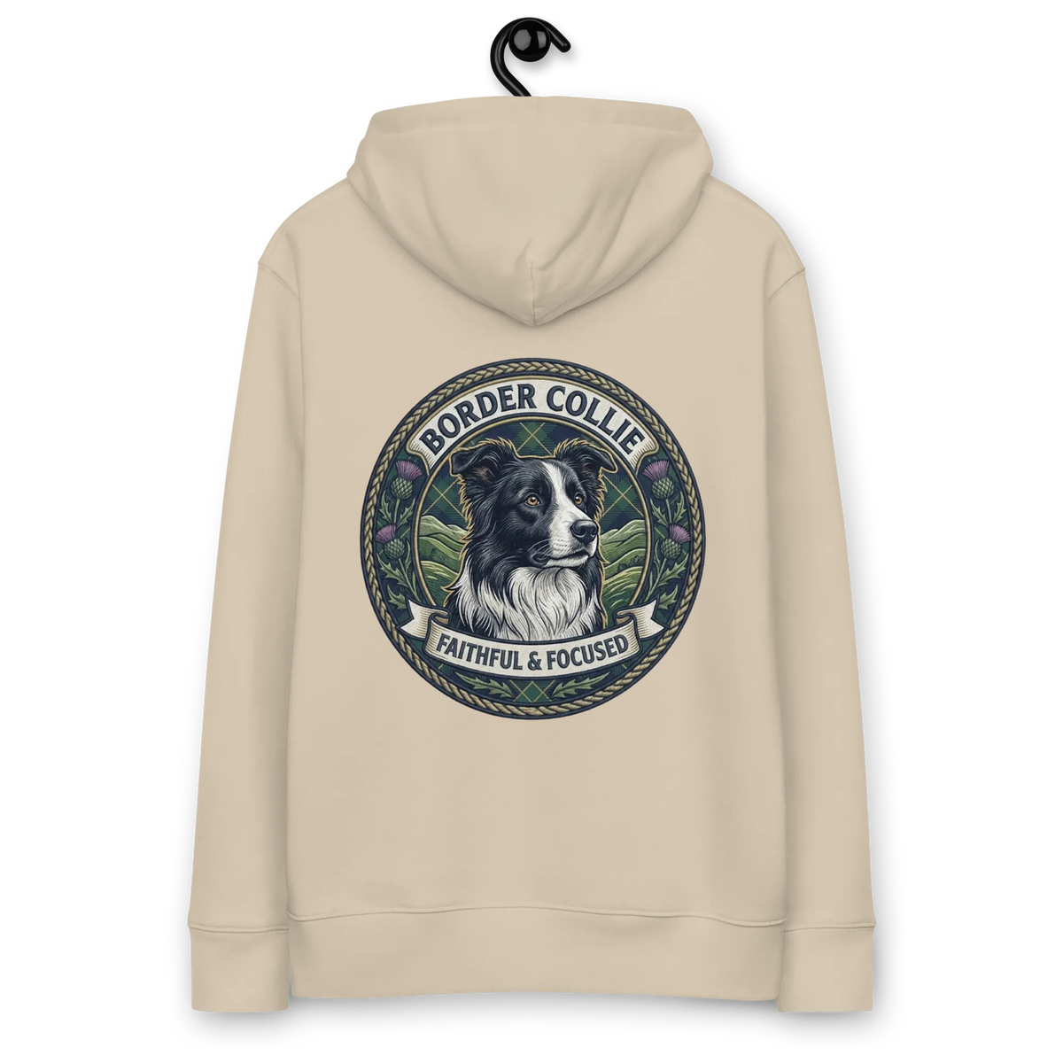 Border Collie - Hoodie aus Bio Bauwolle
