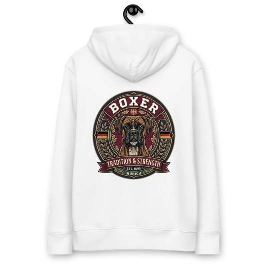 Boxer gestromt - Hoodie aus Bio Baumwolle