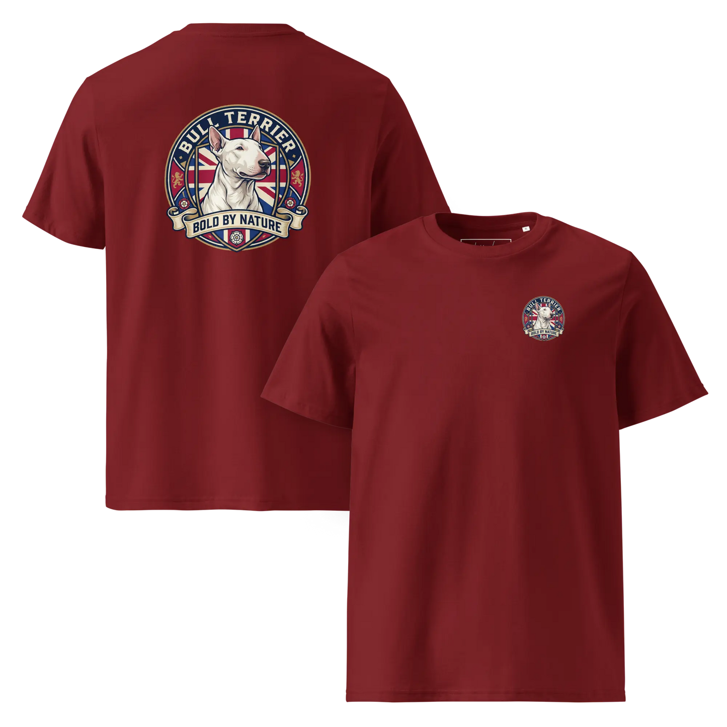 Bull Terrier Dog Badge – Bio-T-Shirt | bullogh