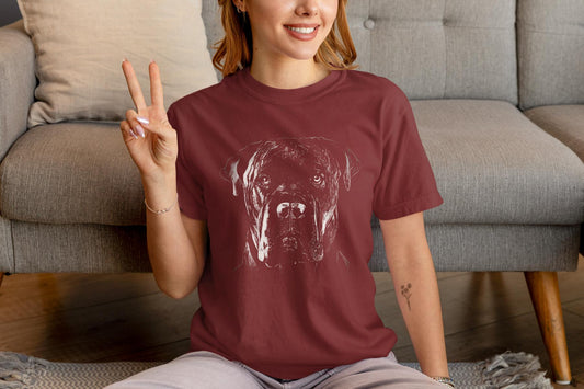 Cane Corso T-Shirt aus Bio-Baumwolle – Komfort und Stil für echte Hunde-Fans