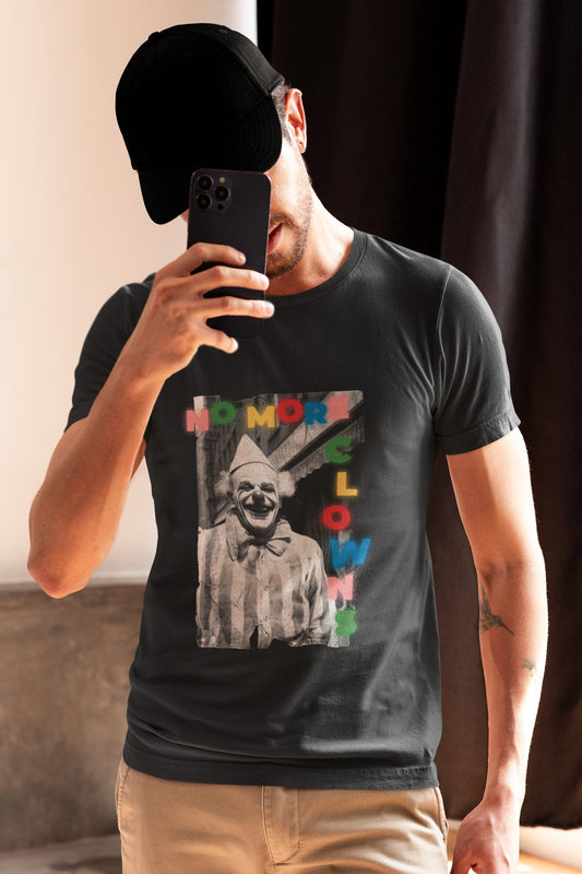 🩸 Creepy Clown Bio T-Shirt – Grusel trifft Nachhaltigkeit