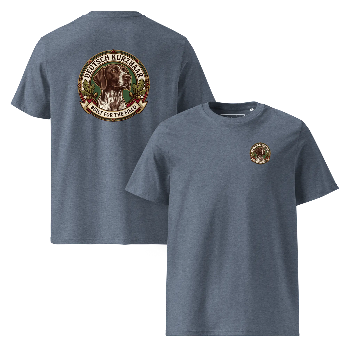 Deutsch Kurzhaar Dog Badge – Bio-T-Shirt | bullogh