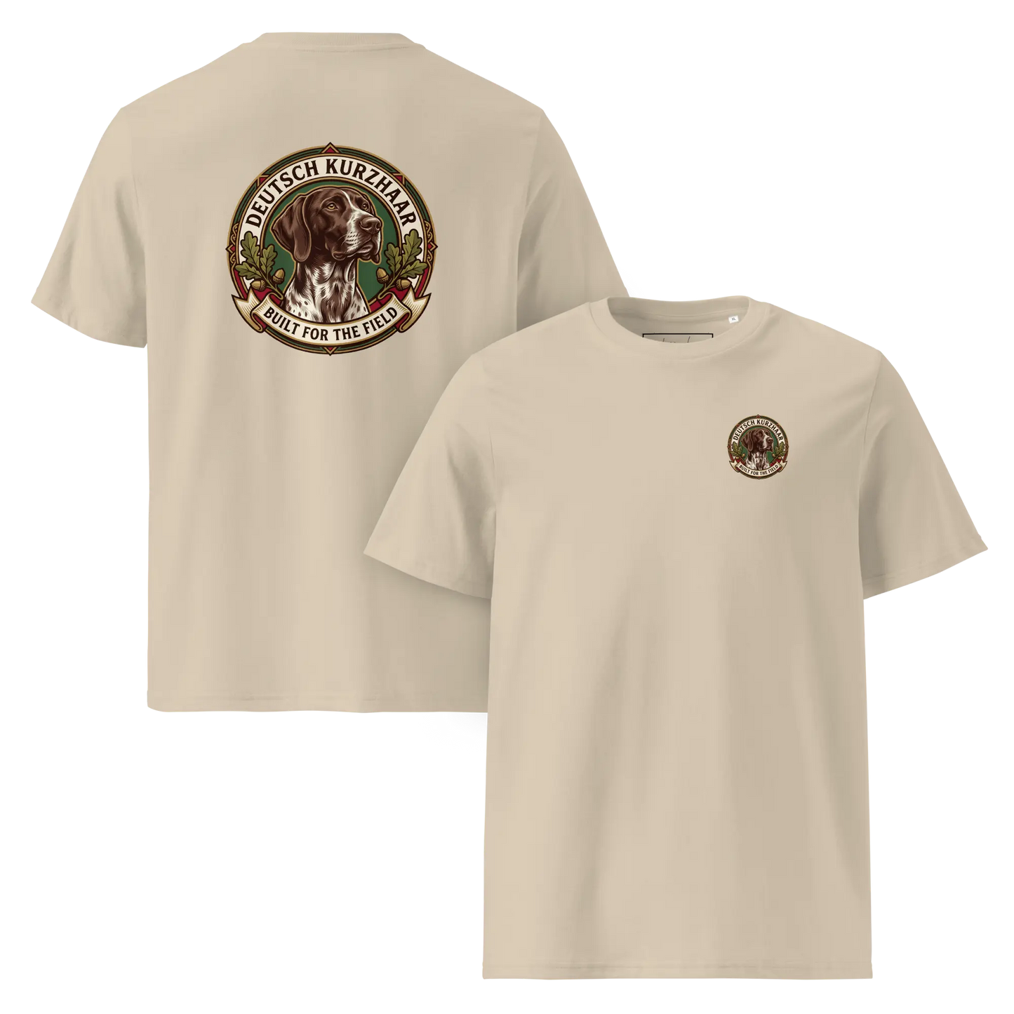 Deutsch Kurzhaar Dog Badge – Bio-T-Shirt | bullogh