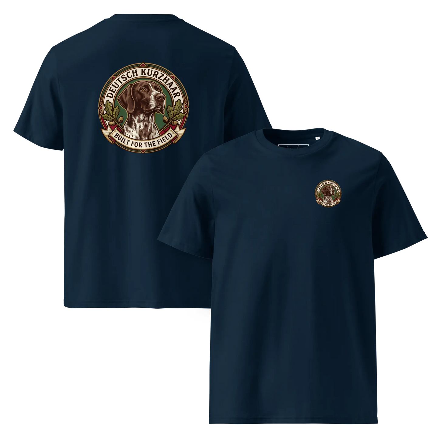 Deutsch Kurzhaar Dog Badge – Bio-T-Shirt | bullogh
