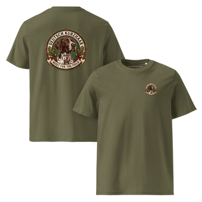 Deutsch Kurzhaar Dog Badge – Bio-T-Shirt | bullogh