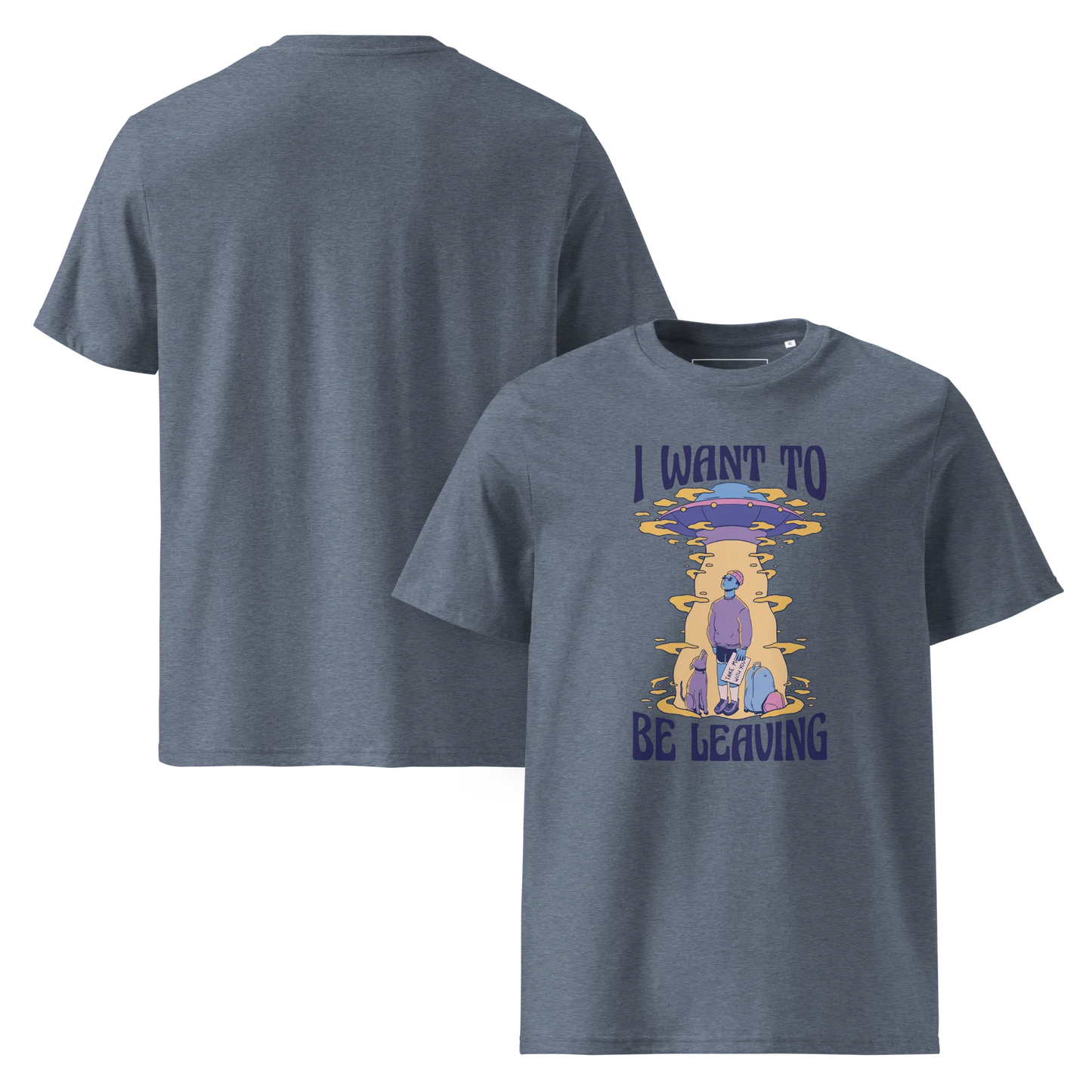 Be Leaving – T-Shirt aus Bio Baumwolle