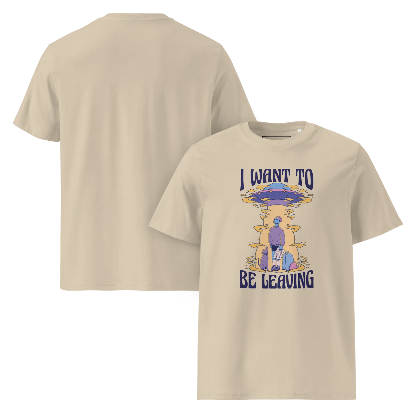 Be Leaving – T-Shirt aus Bio Baumwolle