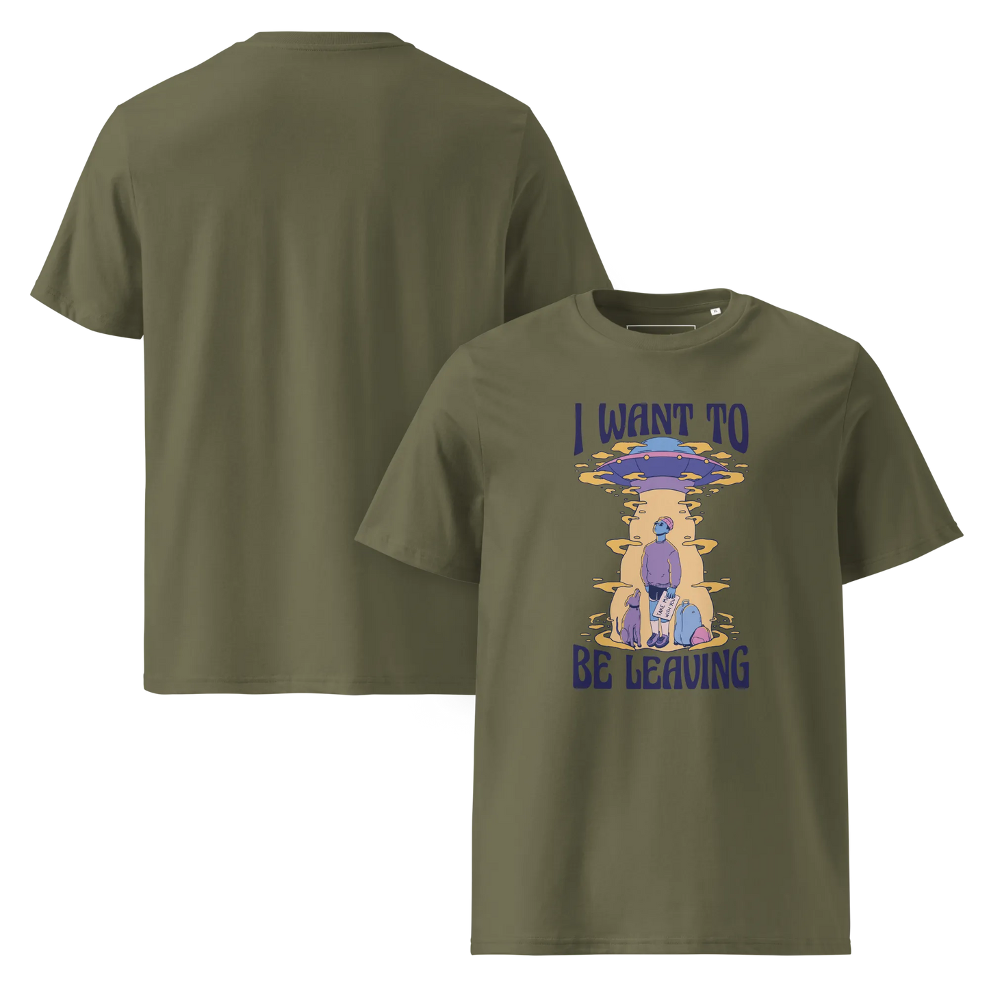 Be Leaving – T-Shirt aus Bio Baumwolle