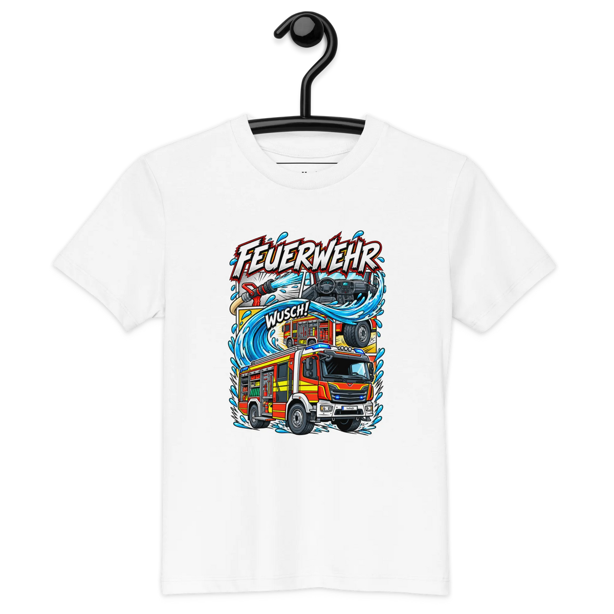 Feuerwehr - Kinder T-Shirt aus Bio Baumwolle