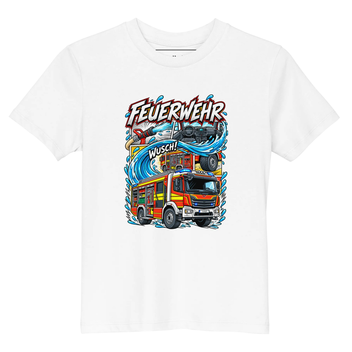 Feuerwehr - Kinder T-Shirt aus Bio Baumwolle