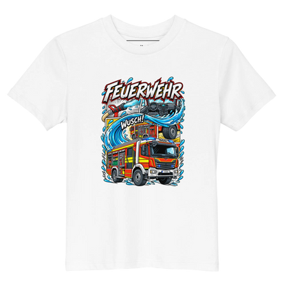 Feuerwehr - Kinder T-Shirt aus Bio Baumwolle