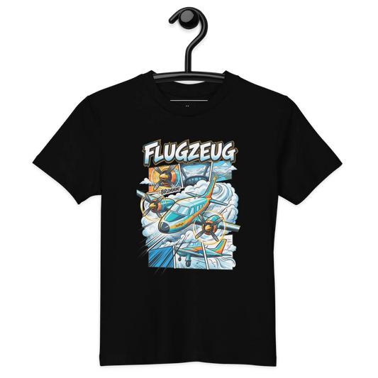 Flugzeug - Kinder T-Shirts aus Bio Baumwolle