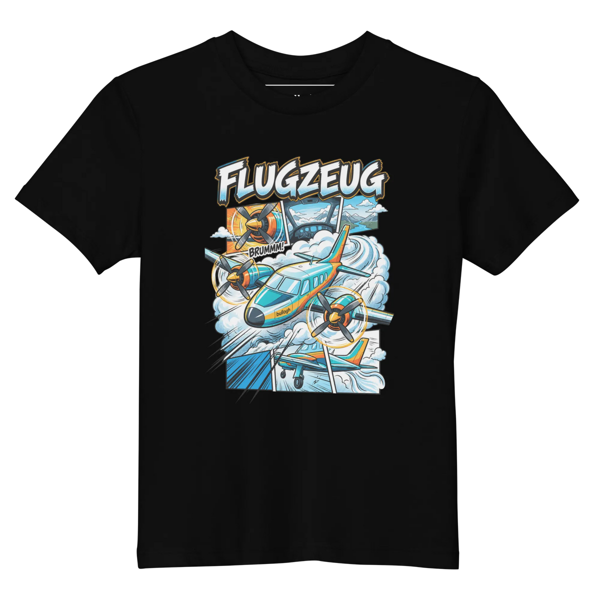 Flugzeug - Kinder T-Shirts aus Bio Baumwolle