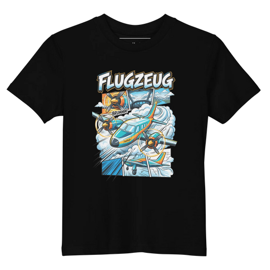 Flugzeug - Kinder T-Shirts aus Bio Baumwolle