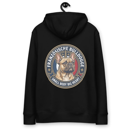 Französische Bulldogge - Hoodie aus Bio Baumwolle