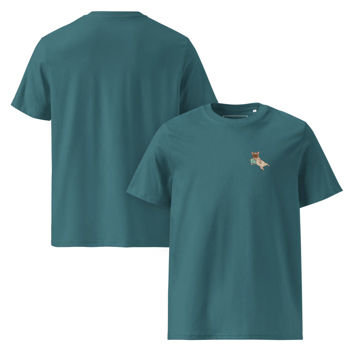 Frenchie Bio T-Shirt – Comic Print V4
