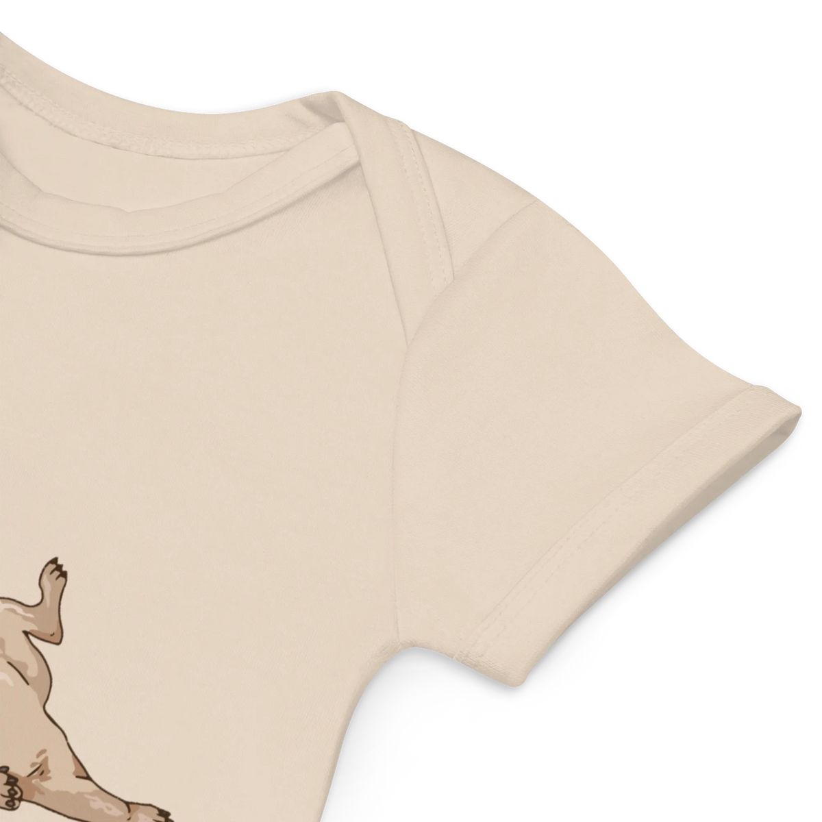 Frenchie Comic 3 -  Baby Body aus Bio Baumwolle