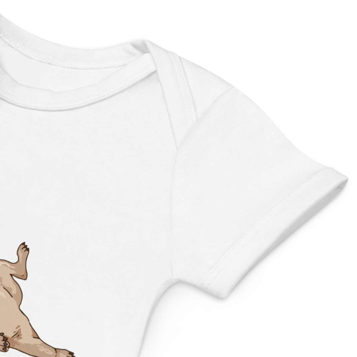 Frenchie Comic 3 -  Baby Body aus Bio Baumwolle