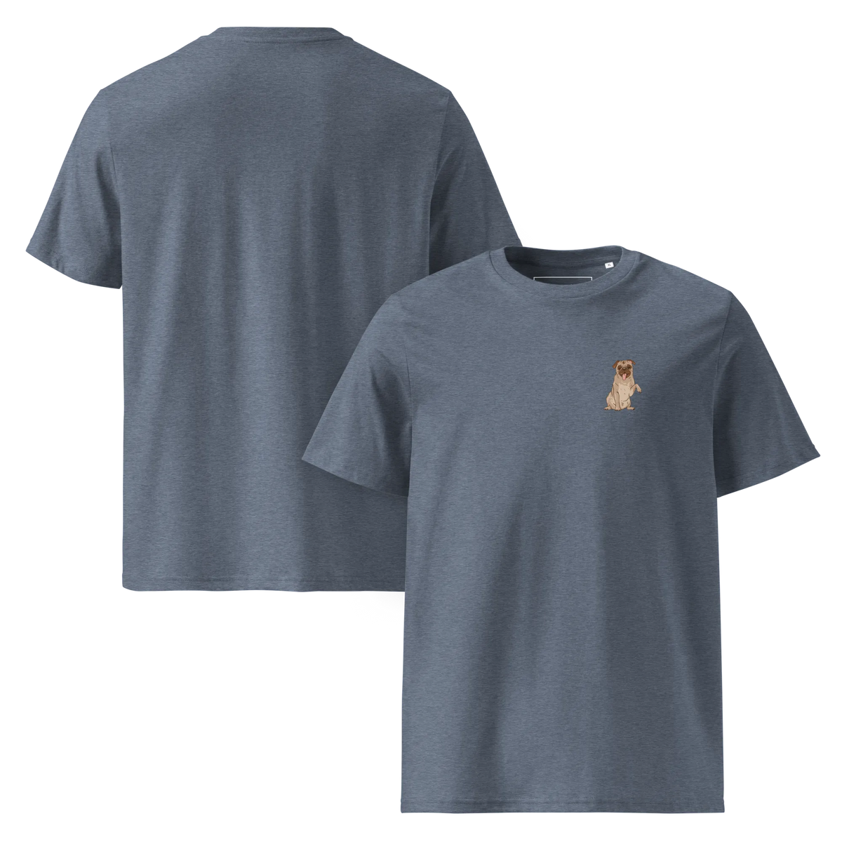 Frenchie Comic V5 - T-Shirt aus Bio Baumwolle
