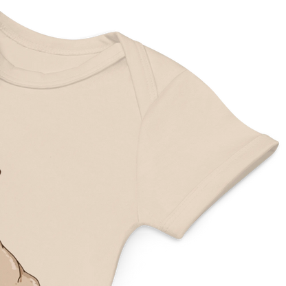 Frenchie Comic 4 - Baby Body aus Bio Baumwolle