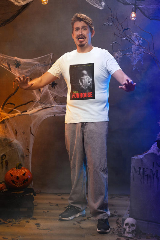 🎪 Fear the Funhouse Clown – Bio T-Shirt für Horror-Fans