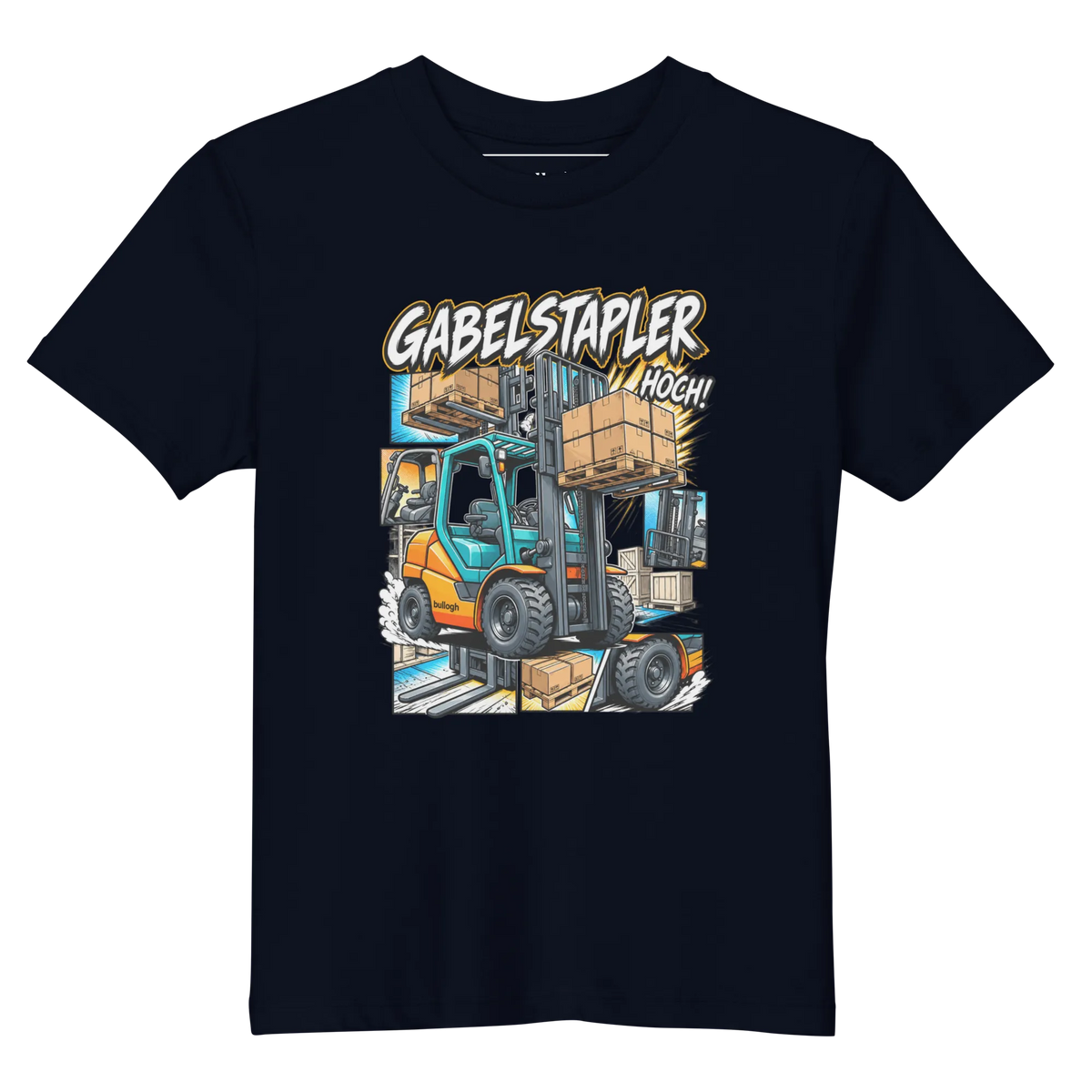 Gabelstapler - Kinder T-Shirts aus Bio Baumwolle