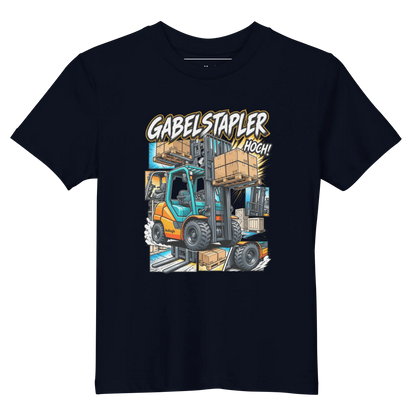 Gabelstapler - Kinder T-Shirts aus Bio Baumwolle