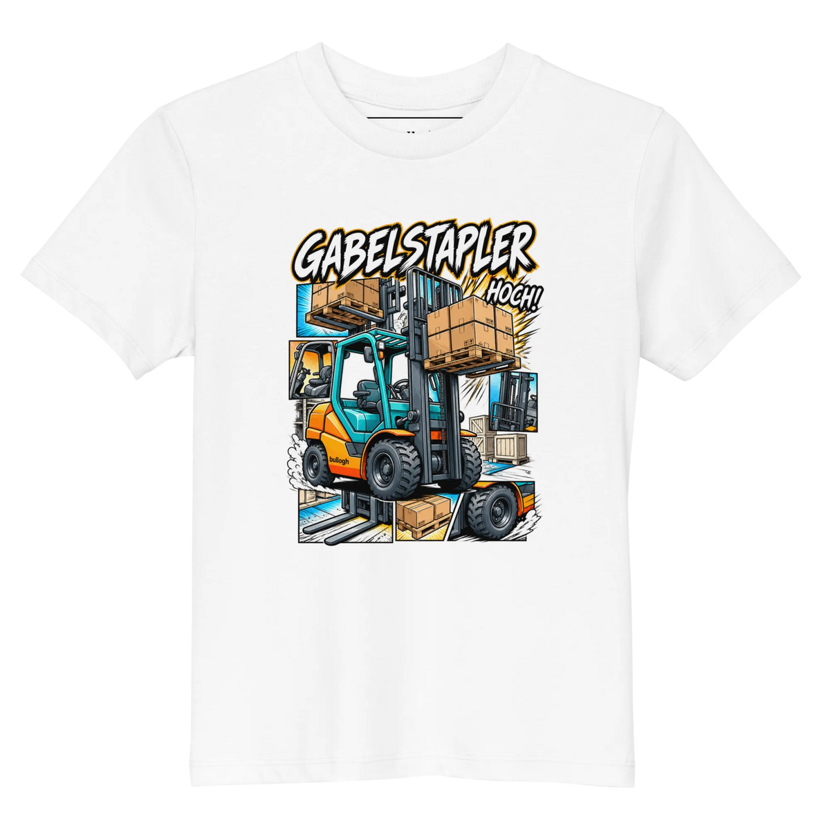 Gabelstapler - Kinder T-Shirts aus Bio Baumwolle