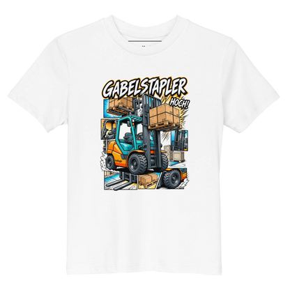 Gabelstapler - Kinder T-Shirts aus Bio Baumwolle