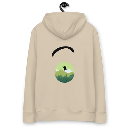 Green Paraglider 2- Hoodie aus Bio Baumwolle
