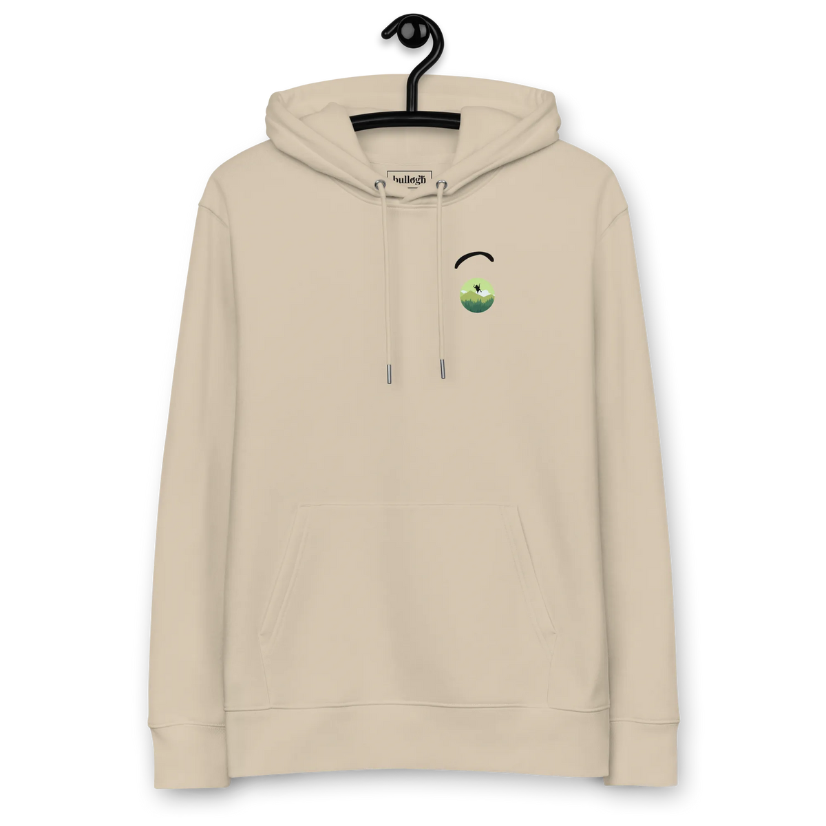 Green Paraglider 2- Hoodie aus Bio Baumwolle